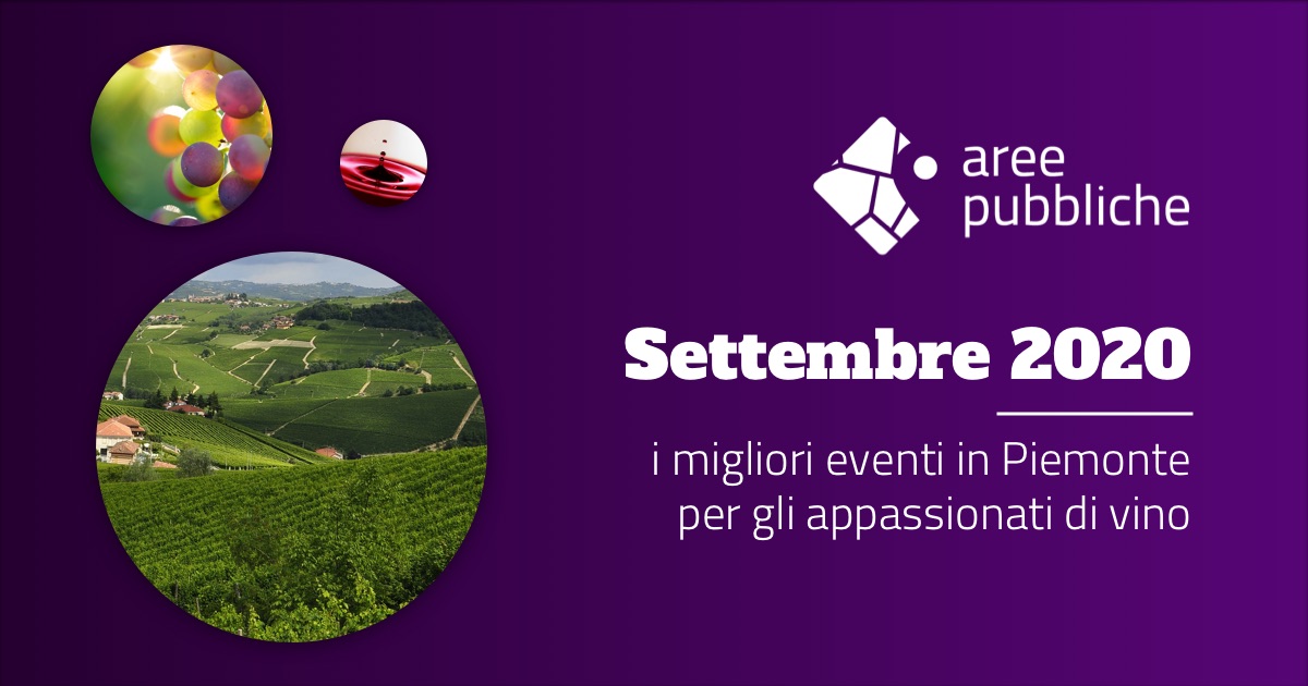 Settembre 2020: i migliori eventi in Piemonte per gli appassionati di vino