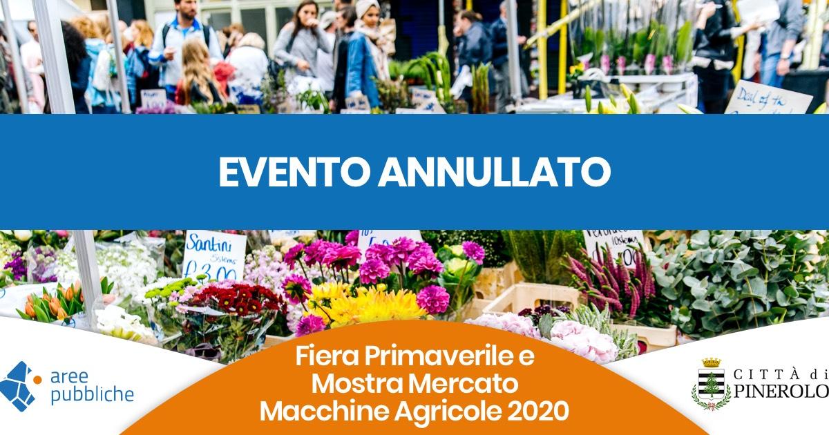 Annullate le fiere di Pinerolo di Aprile 2020