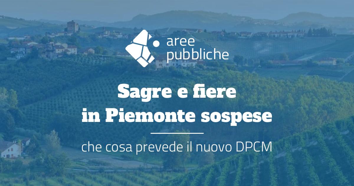 Fiere in Piemonte sospese 