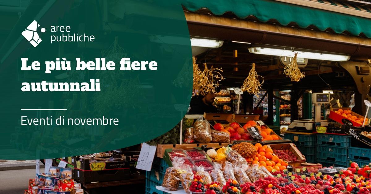 Fiere in Piemonte: tutti gli appuntamenti di novembre