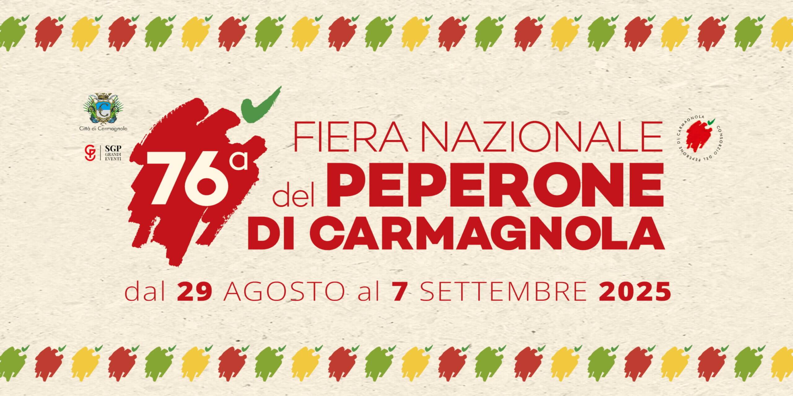 Locandina evento Fiera Nazionale del Peperone di Carmagnola - 76a Edizione