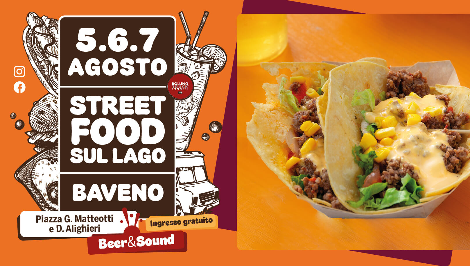 Rolling Truck Street Food località Lago Baveno Rolling Truck Street Food località Lago Baveno