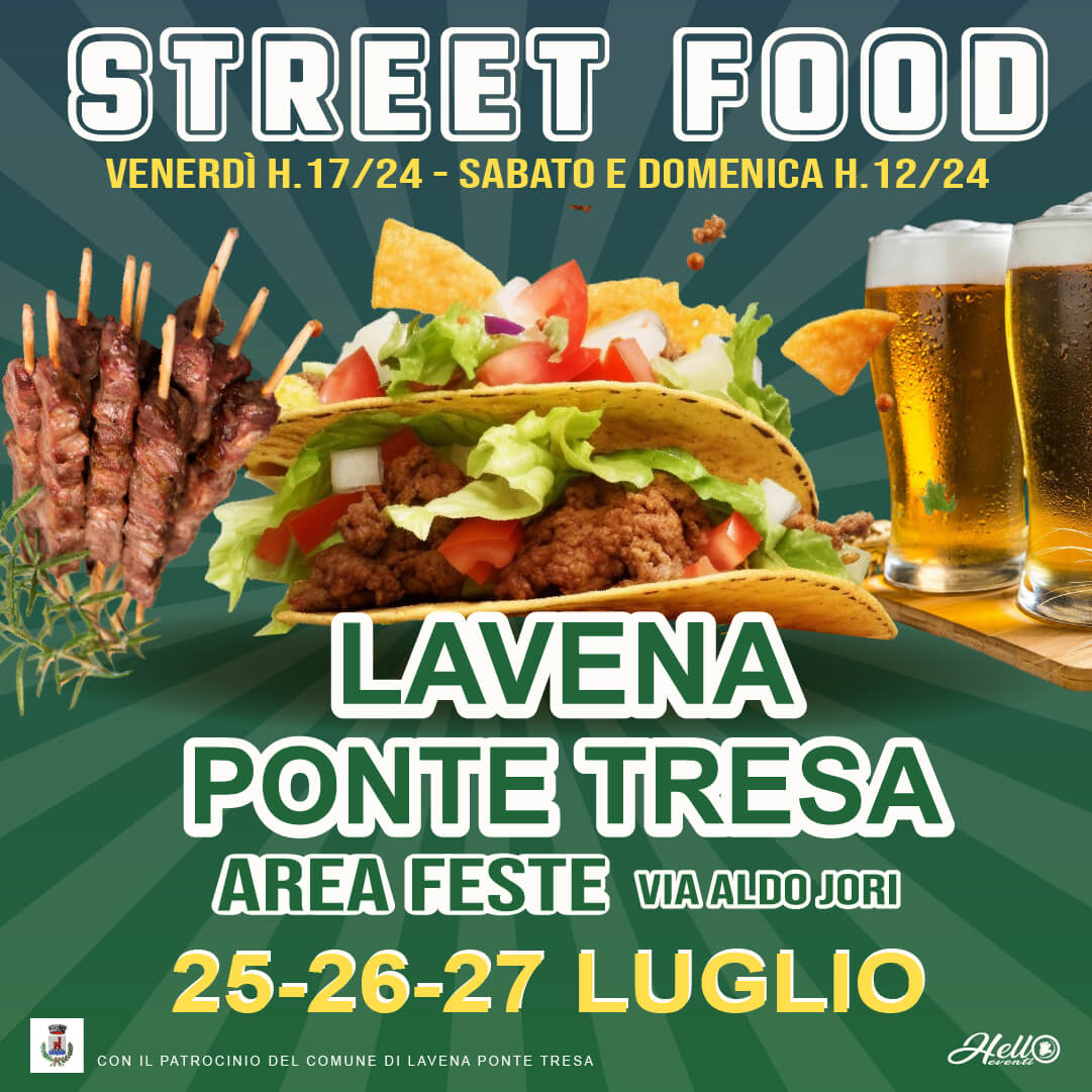 Locandina evento MUSIC FESTIVAL & STREET FOOD - LAVENA PONTE TRESA (VA) 