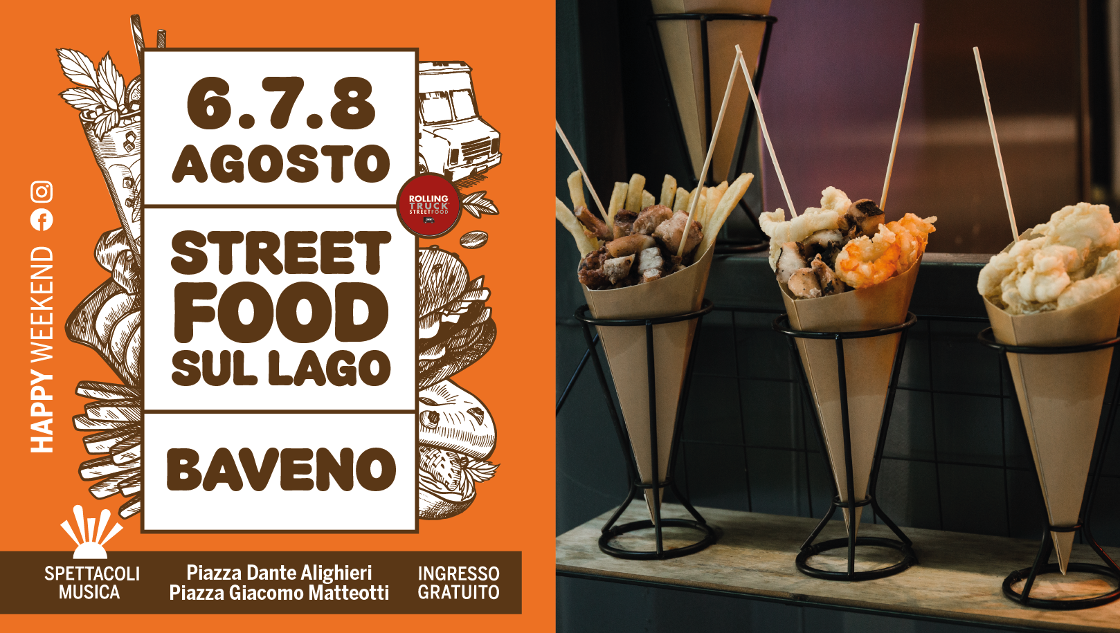 ARRIVA A BAVENO IL CIBO DI STRADA DI ROLLING TRUCK STREET FOOD