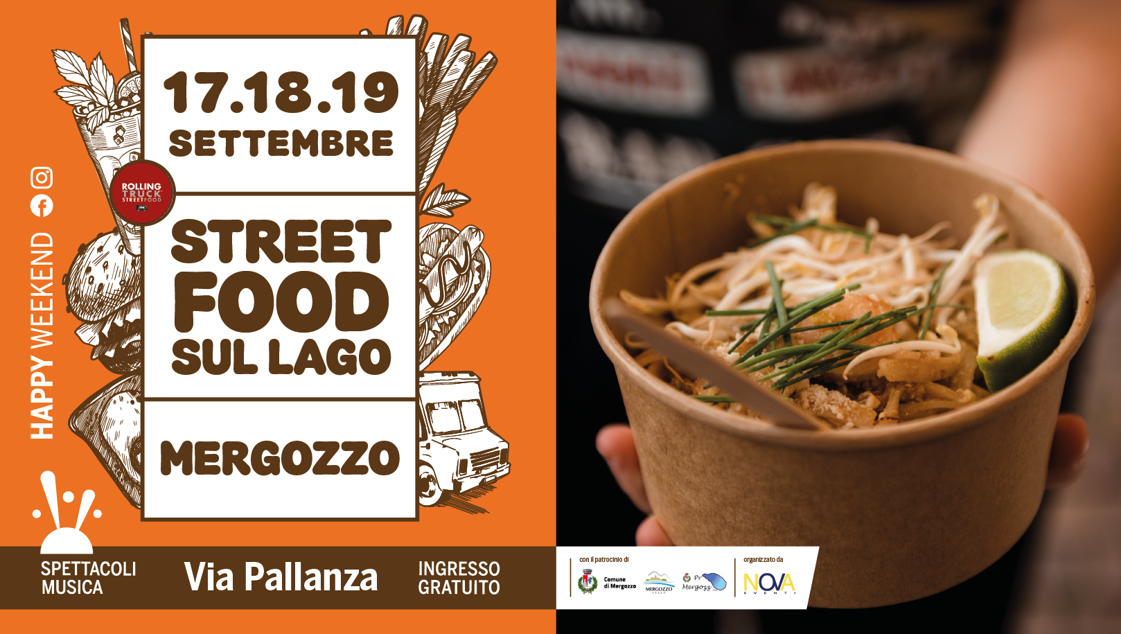 TORNANO LE CUCINE ITINERANTI DI ROLLING TRUCK STREET FOOD SUL LAGO DI MERGOZZO 