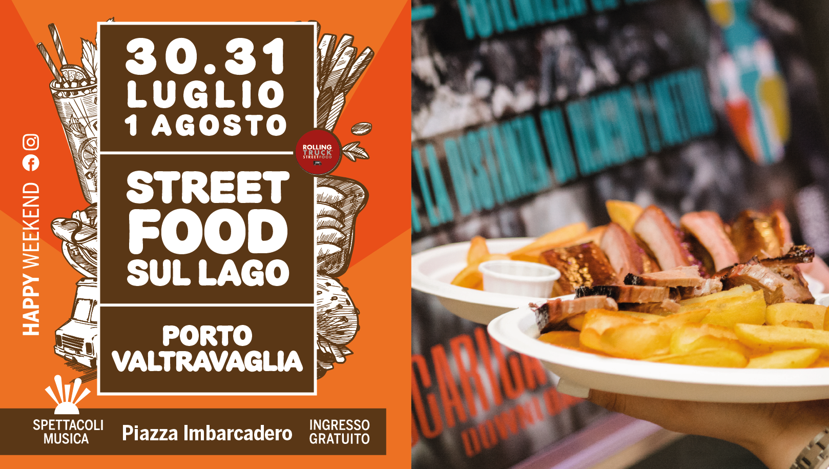 FESTIVAL DEL CIBO DI STRADA: SI RADUNANO I MIGLIORI FOOD TRUCK A PORTO VALTRAVAGLIA