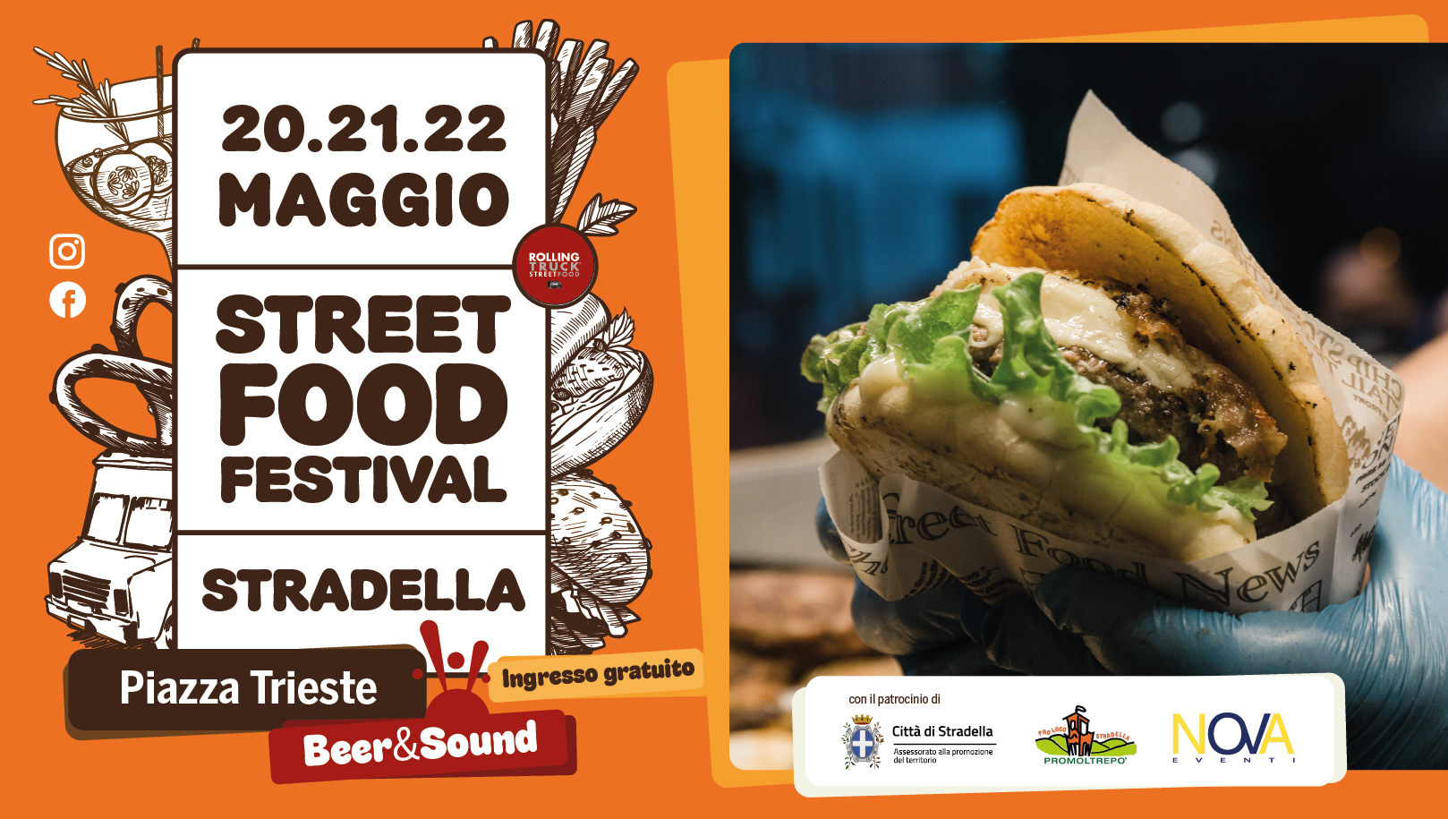 Evento fieristico Rolling Truck Street Food nella località Stradella