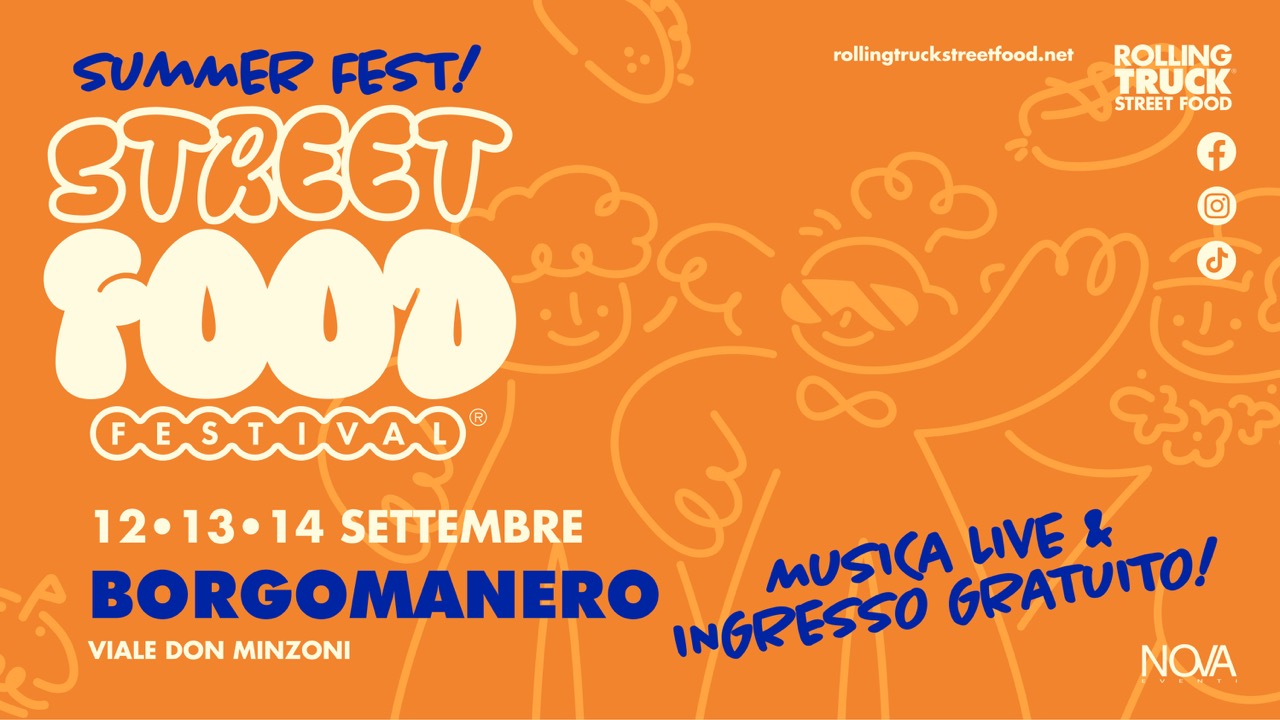 Locandina Rolling Truck Street Food - Borgomanero