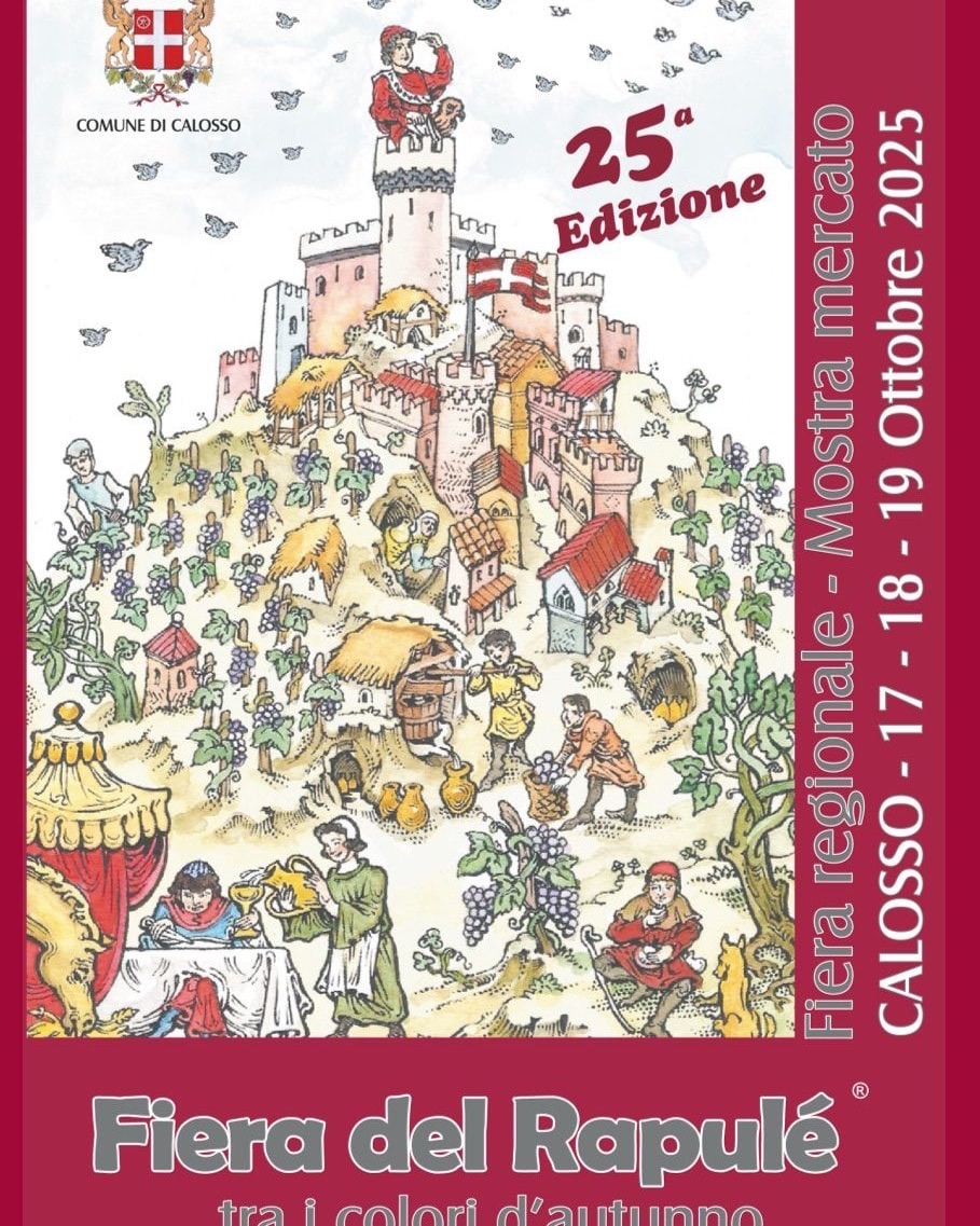 Locandina Fiera del Rapulè di Calosso 