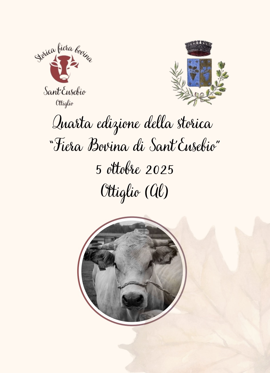 Locandina Fiera Bovina di Sant'Eusebio