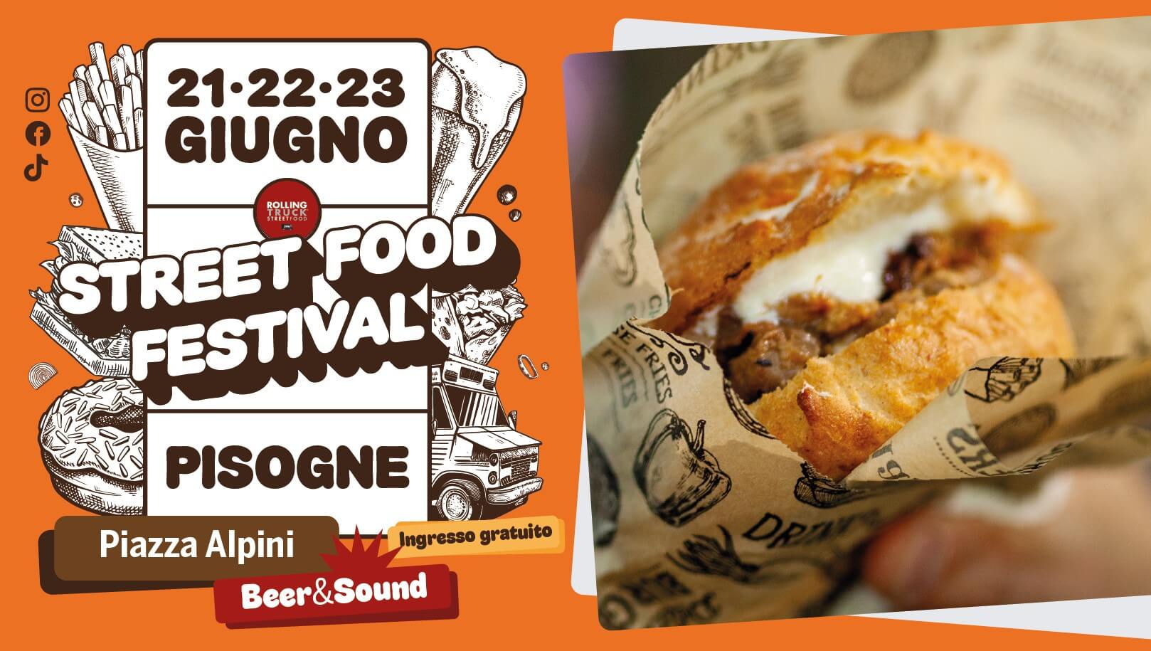 ROLLING TRUCK STREET FOOD FESTIVAL - Pisogne locandina