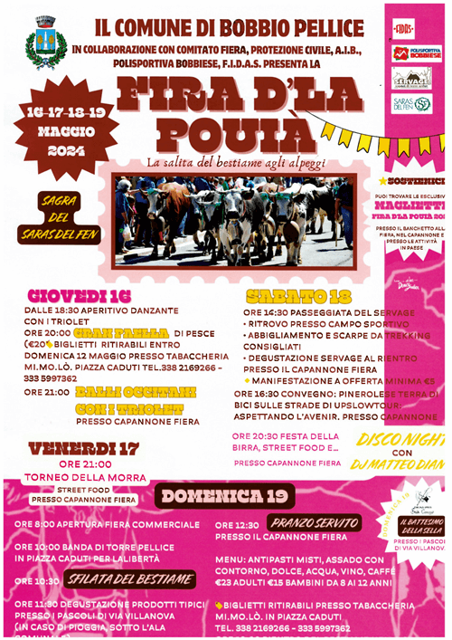 Festa della Pouià locandina