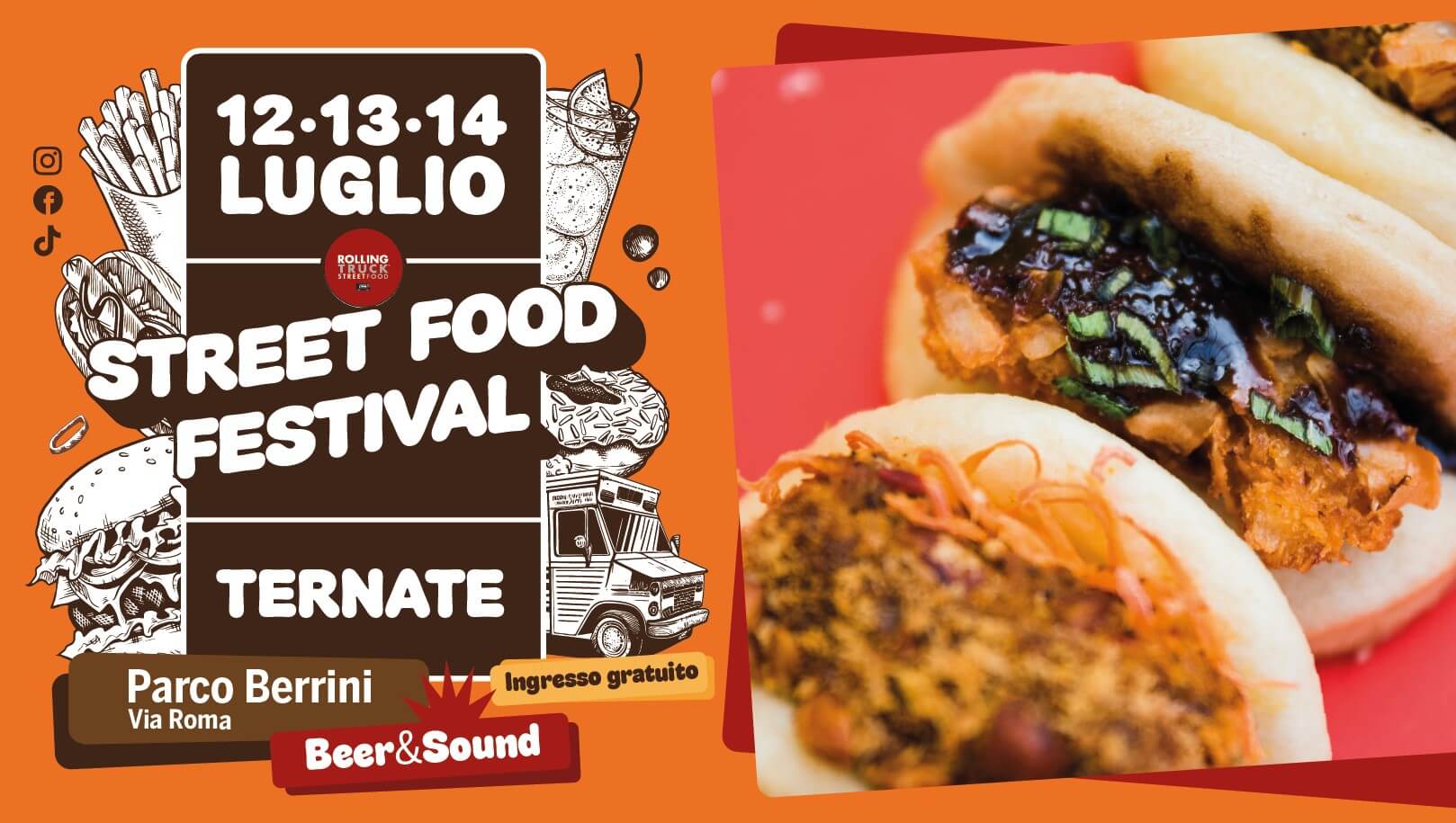 ROLLING TRUCK STREET FOOD FESTIVAL - Ternate locandina