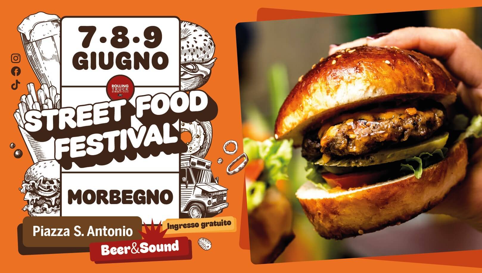 ROLLING TRUCK STREET FOOD FESTIVAL - Morbegno locandina