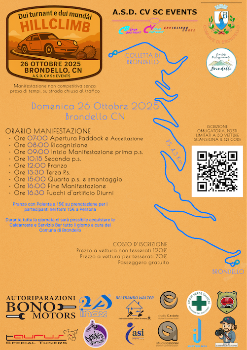 Locandina Dui Turnant e Dui Mundài Hillclimb