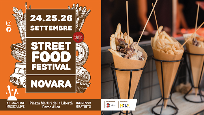 A Novara torna il cibo di qualità di Rolling Truck Street Food