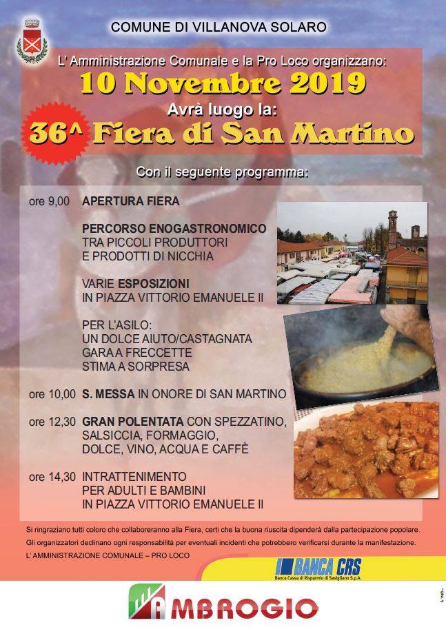Fiera di San Martino Villanova Solaro